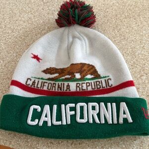 New Era California Republic Beanie with Pom